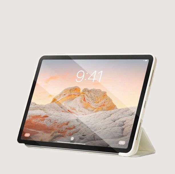 Чохол-книжка BeCover Tri Fold Soft TPU Silicone для Apple iPad Air (4/5) 2020/2022 10.9" Beige (711734)