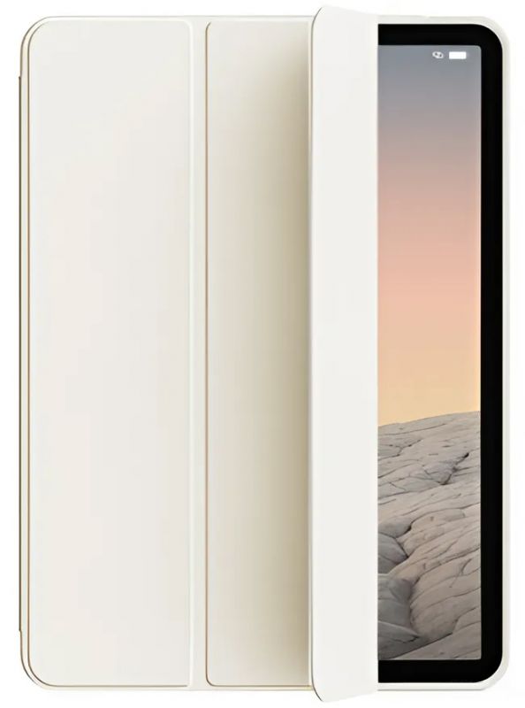Чохол-книжка BeCover Tri Fold Soft TPU Silicone для Apple iPad Pro Pro 13" M4 2024 Beige (711751)