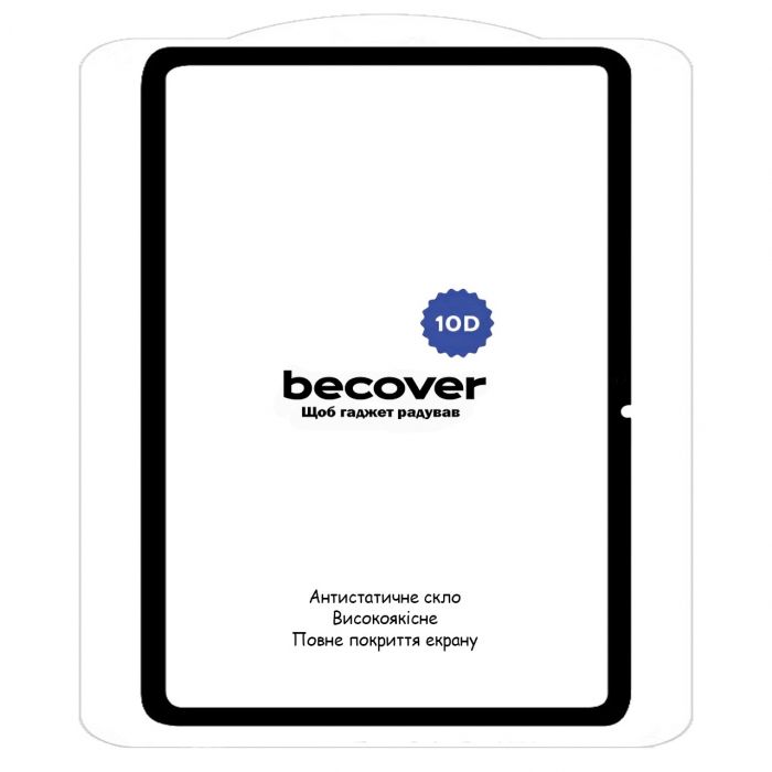 Захисне скло BeCover 10D для Xiaomi Redmi Pad Pro 12.1" Black (711836)