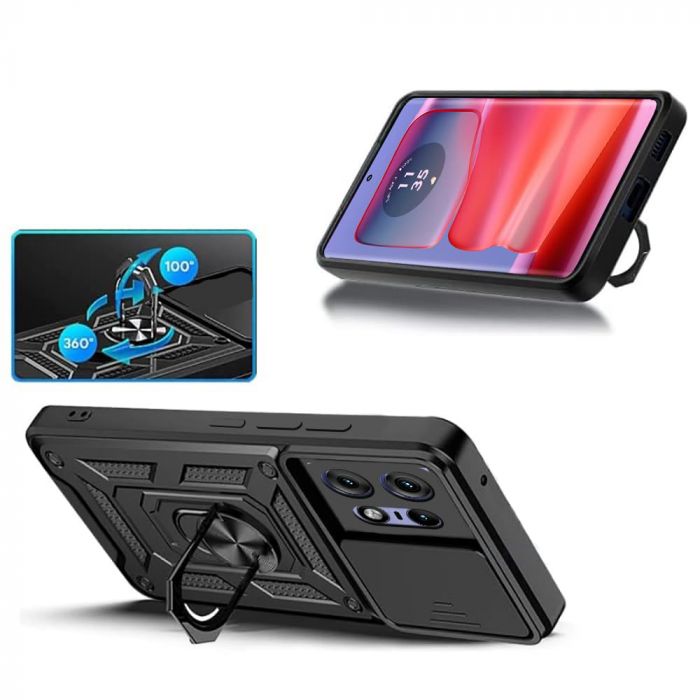Чохол-накладка BeCover Military для Motorola Edge 50 Pro Black (712161)