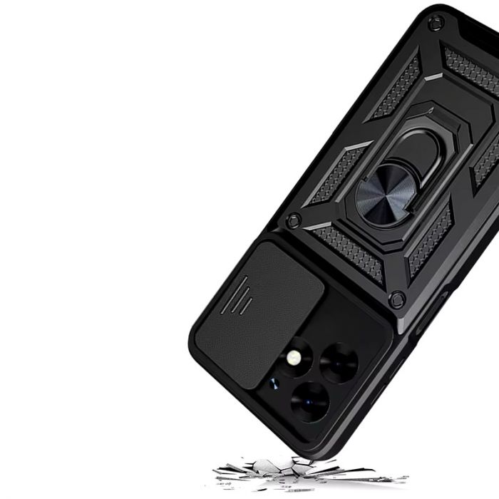 Чохол-накладка BeCover Military для Tecno Spark 20 (KJ5n) Black (712168)