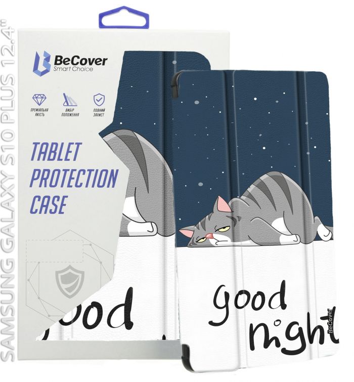 Чохол-книжка BeCover Smart Case для Samsung Galaxy Tab S10 Plus SM-X820/SM-X826 Good Night (712244)