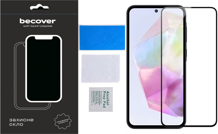 Захисне скло BeCover для Samsung Galaxy S24 FE SM-S721 Black (712485)