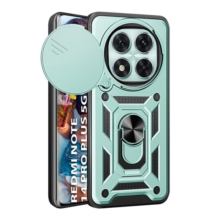 Чохол-накладка BeCover Military для Xiaomi Redmi Note 14 Pro Plus 5G Dark Green (712872)