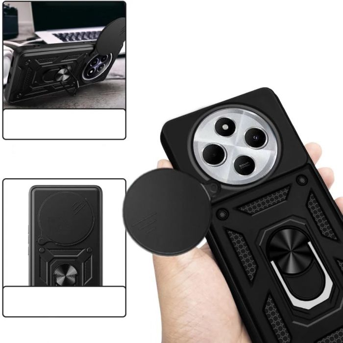 Чохол-накладка BeCover Military для Xiaomi Redmi A4 5G Black (712875)