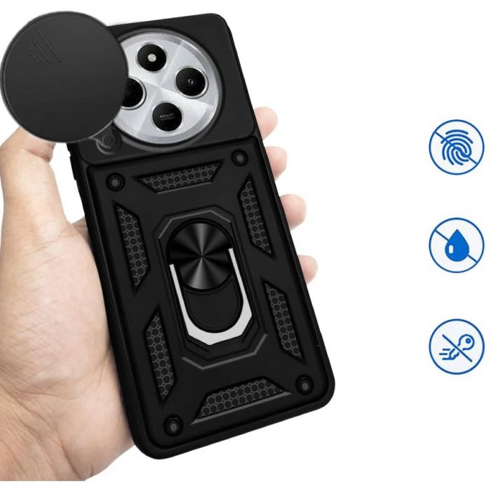 Чохол-накладка BeCover Military для Xiaomi Redmi A4 5G Black (712875)