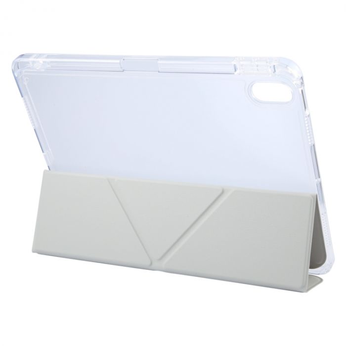Чохол-книжка BeCover Ultra Slim Origami Transparent з кріпленням Apple для Apple iPad Mini 6 2021 Gray (712931)