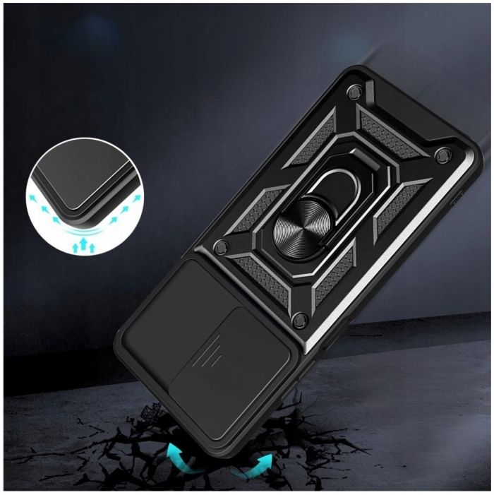 Чохол-накладка BeCover Military для Honor 200 Lite Black (713044)