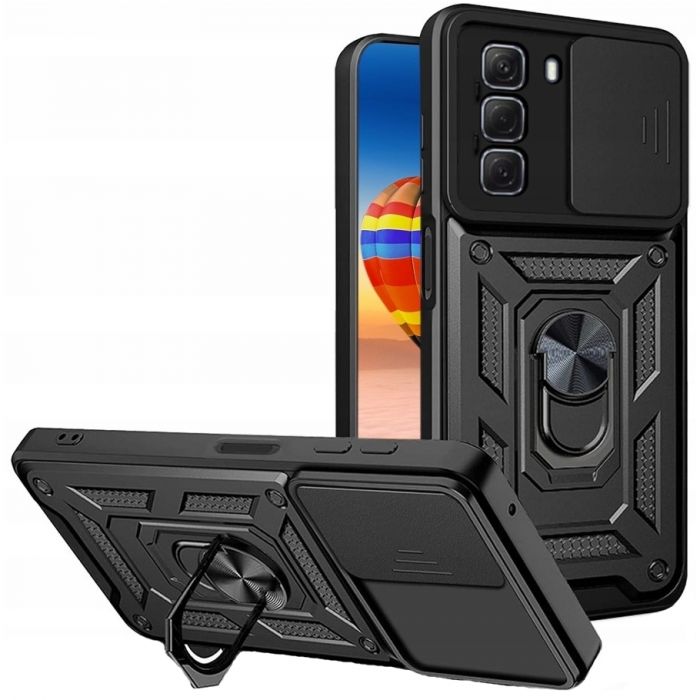 Чохол-накладка BeCover Military для Infinix Hot 50 (X6720) Black (713046)