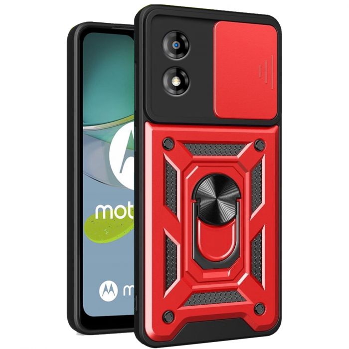 Чохол-накладка BeCover Military для Motorola Moto E14 Red (713055)