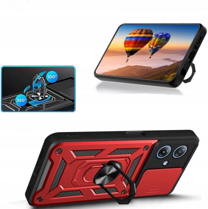 Чохол-накладка BeCover Military для Motorola Moto G55 Red (713059)