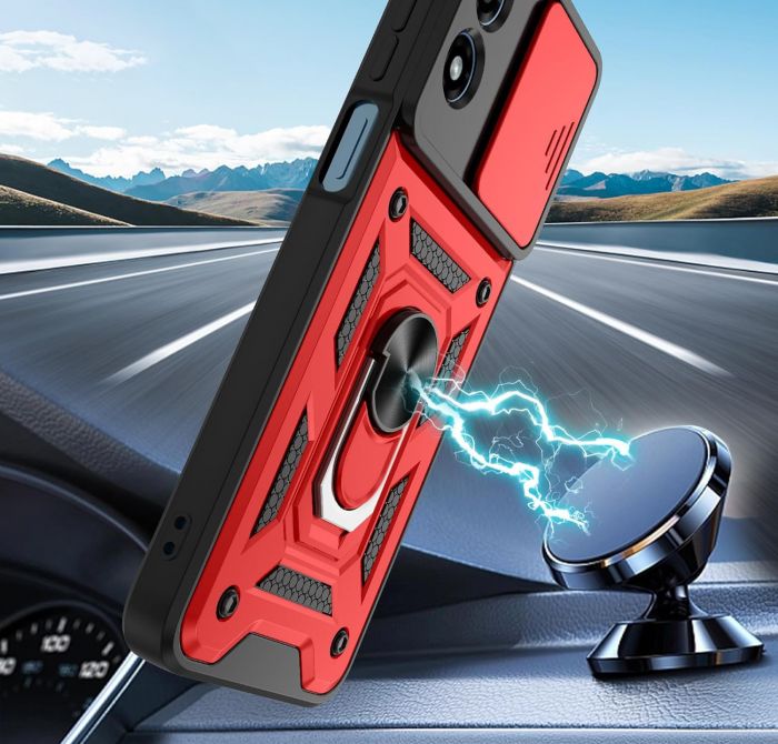 Чохол-накладка BeCover Military для Motorola Moto G04/G04s Red (713065)