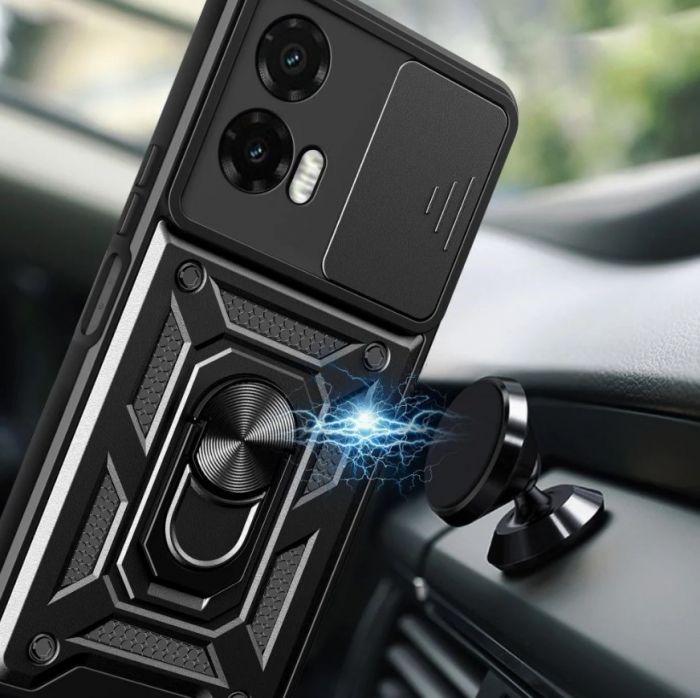 Чохол-накладка BeCover Military для Motorola Moto G35 Black (713089)