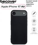Чохол-накладка BeCover для Apple iPhone 17 Air Black (713758)