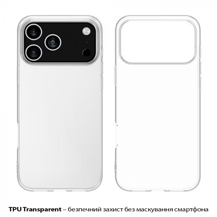 Чохол-накладка BeCover для Apple iPhone 17 Pro Max Transparancy (713763)