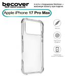 Чохол-накладка BeCover Anti-Shock для Apple iPhone 17 Pro Max Clear (713799)