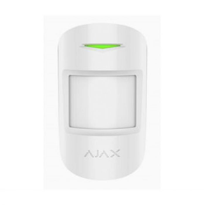 Бездротовий датчик руху і розбиття скла Ajax CombiProtect White (38097.06.WH1)
