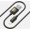 Кабель Luxe Cube USB - Lightning (M/M), 3 А, 1 м, чорний (7775557575211)