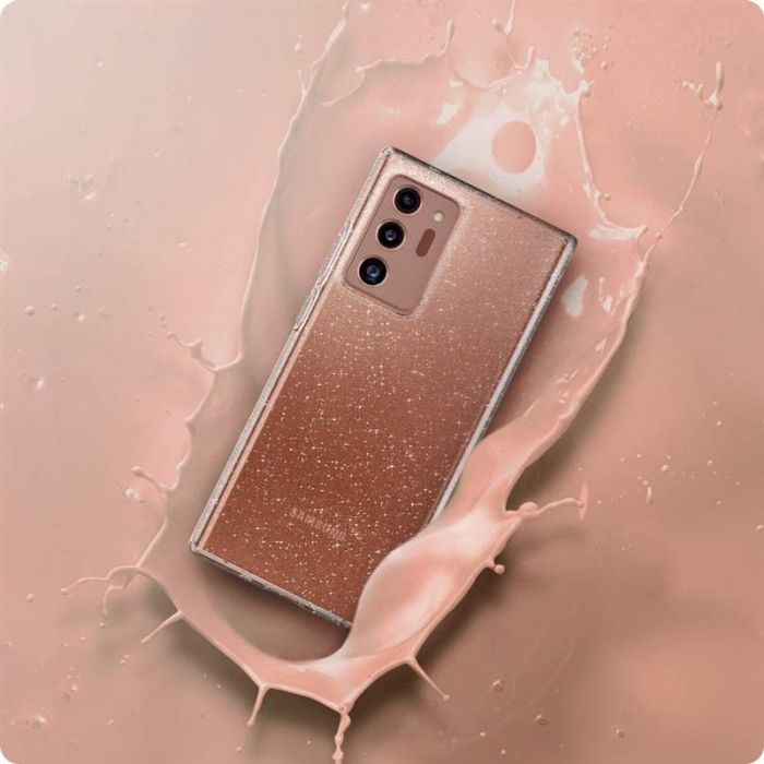 Чохол-накладка Spigen Liquid Crystal Glitter для Samsung Galaxy Note20 Ultra SM-N985 Crystal Quartz (ACS01390)