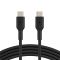 Кабель Belkin USB Type-C-USB Type-C, 1м Black (CAB003BT1MBK)