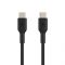 Кабель Belkin USB Type-C-USB Type-C, 2м Black (CAB003BT2MBK)