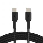 Кабель Belkin Braided USB Type-C-USB Type-C, 1м Black (CAB004BT1MBK)