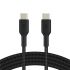 Кабель Belkin Braided USB Type-C-USB Type-C, 1м Black (CAB004BT1MBK)