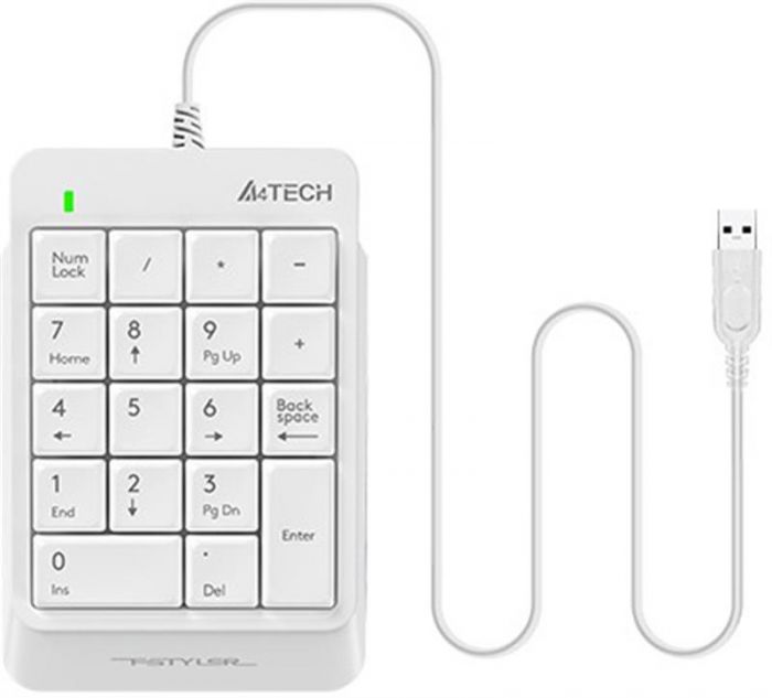 Цифровий клавiатурний блок A4Tech FK13P White