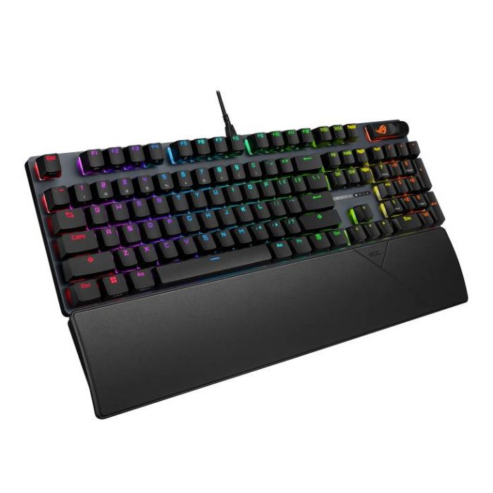Клавiатура Asus ROG Strix Scope II X NX Snow V2 EN PBT Black (90MP03XF-BKUA20)
