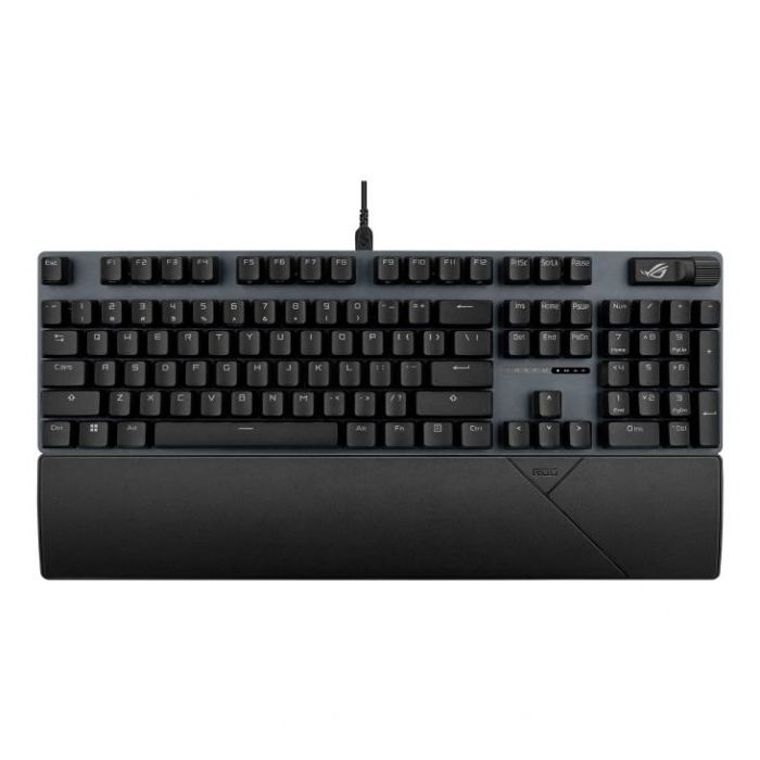 Клавiатура Asus ROG Strix Scope II X NX Snow V2 EN PBT Black (90MP03XF-BKUA20)