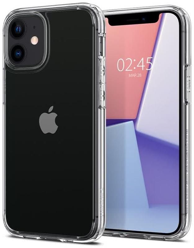 Чохол-накладка Spigen Crystal Hybrid для Apple iPhone 12 Mini Crystal Clear (ACS01542)