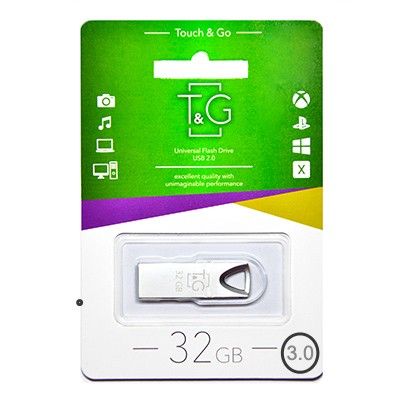 Флеш-накопичувач USB3.0 32GB T&G 117 Metal Series Silver (TG117SL-32G3)