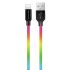 Кабель ColorWay USB - Lightning (M/M), 2.4 А, 1 м, Multicolor (CW-CBUL016-MC)