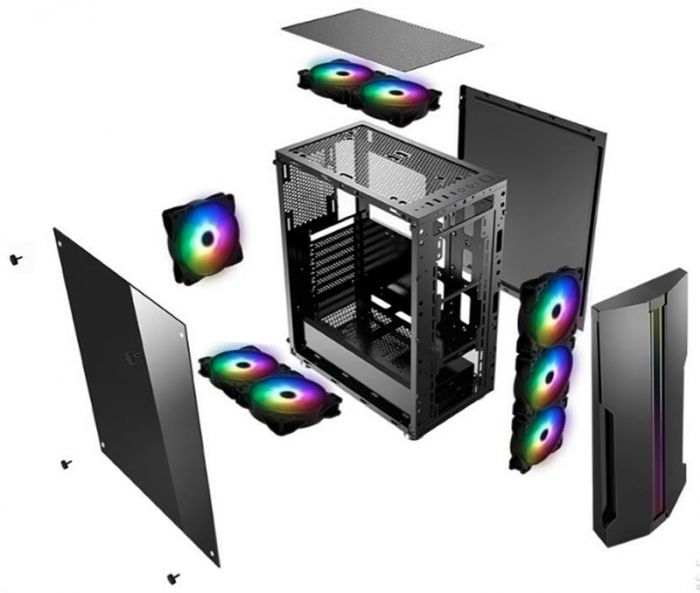 Корпус Xilence Xilent Blade RGB X512 Black (XG121_X512.RGB) без БЖ