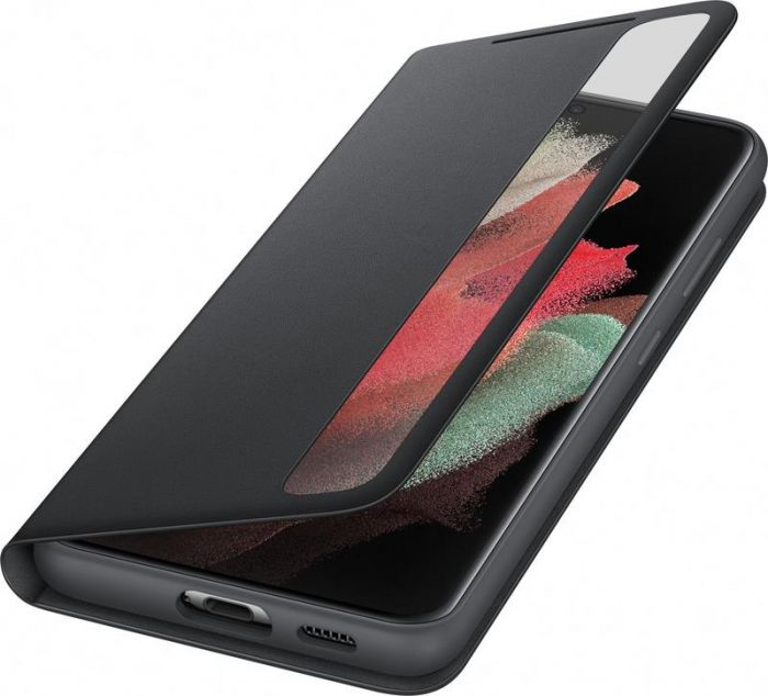 Чохол-книжка Samsung Smart Clear View Cover для Samsung Galaxy S21 Ultra SM-G998 Black (EF-ZG998CBEGRU)