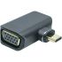 Адаптер PowerPlant USB Type-C - VGA (M/F) Black (CA914289)