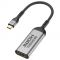 Адаптер Promate USB Type-C - HDMI (M/F) MediaLink-8K Grey