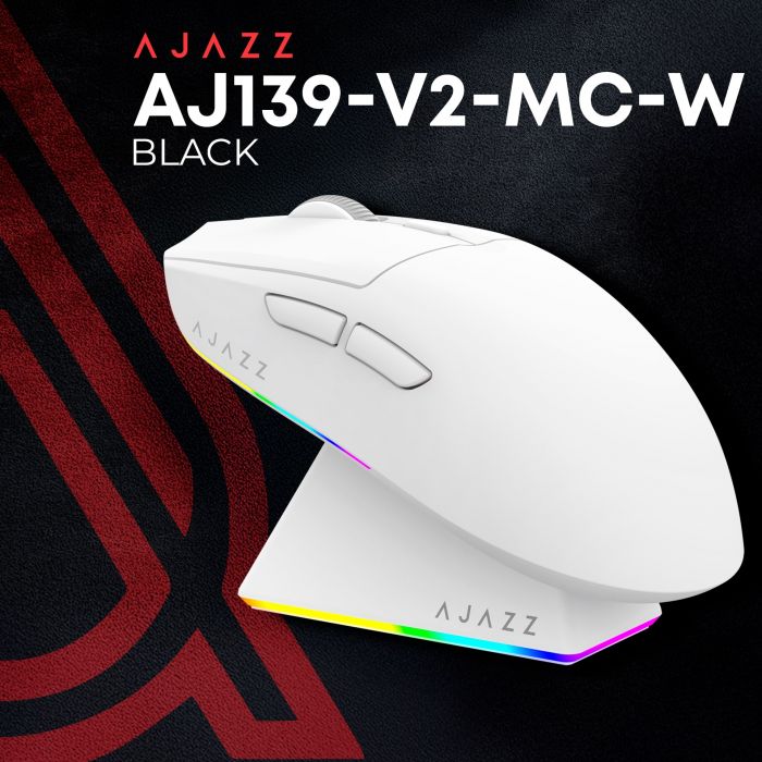 Миша бездротова Ajazz AJ139 V2 White (AJ139-V2-MC-W)