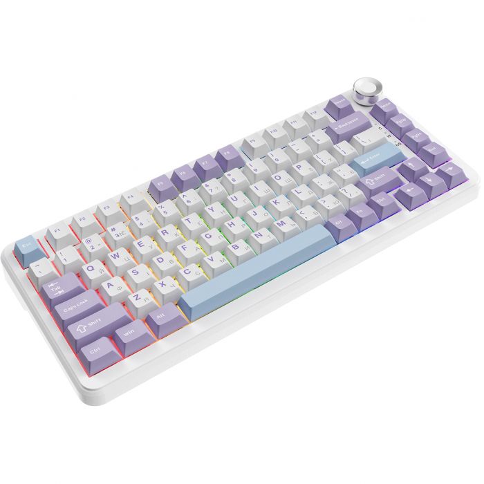 Клавіатура Ajazz AK820 Max Magnetic Switch White (AK820MAX-WM-PWB)