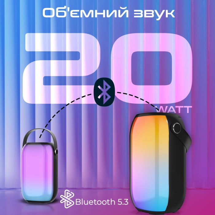 Акустична система Promate Spectro-20 20W Black
