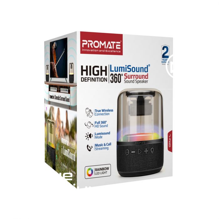Акустична система Promate Glitz-L 10W Black