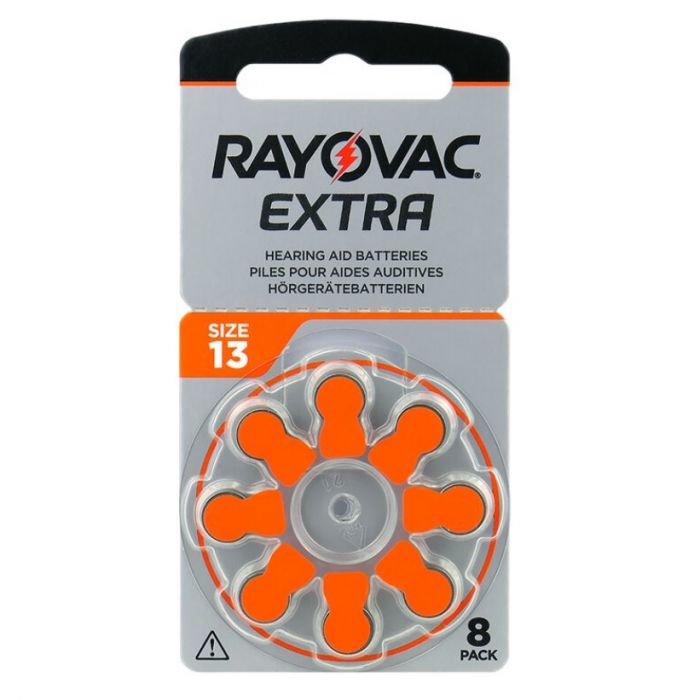 Батарейка Rayovac Extra 13 (13AUX-8XEMF) BL 8 шт (для слухових апаратів)