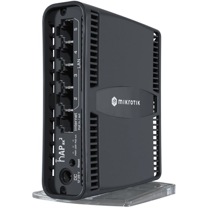 Бездротовий маршрутизатор MikroTik hAP AX2 (C52iG-5HaxD2HaxD-TC)