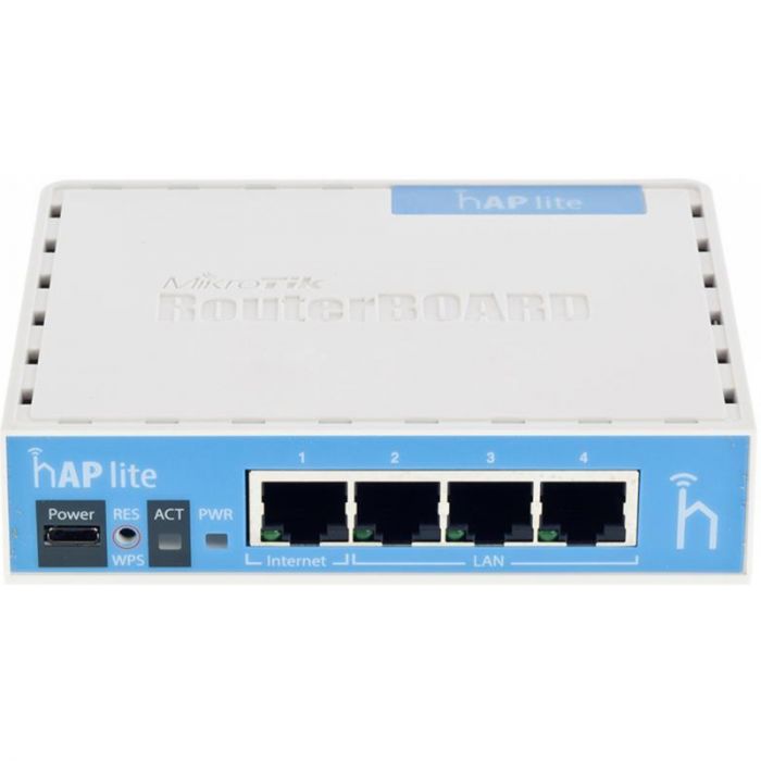 Бездротовий маршрутизатор Mikrotik hAP lite (RB941-2ND)