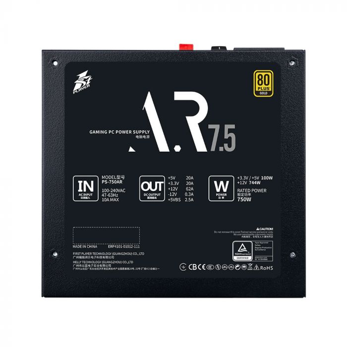 Блок живлення 1stPlayer PS-750AR (AR-GLD-750-BK-EU) 750W