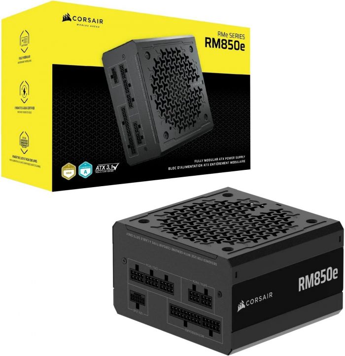Блок живлення Corsair RM850e ATX 3.1 (CP-9020296-EU) 850W