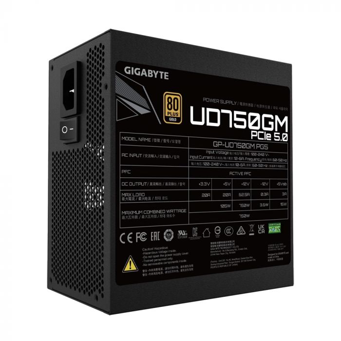 Блок живлення Gigabyte GP-UD750GM PG5 750W