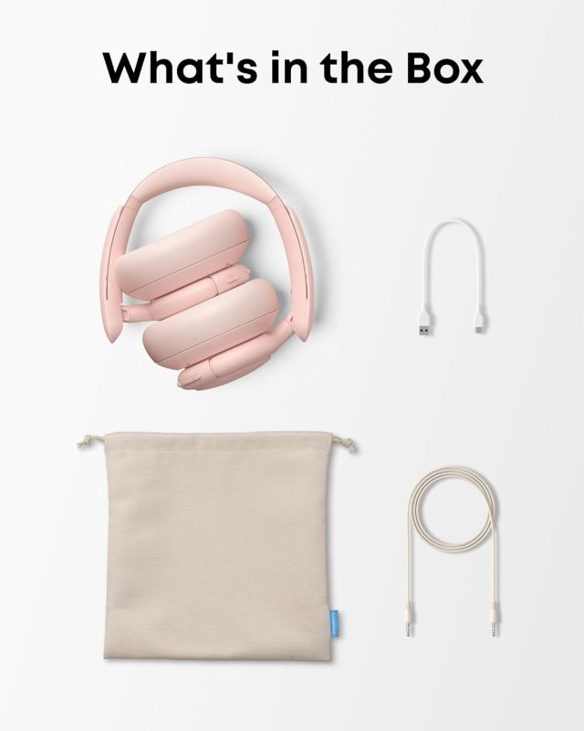 Bluetooth-гарнітура Anker SoundCore Life Q30 v2 Sakura Pink (A3028353)