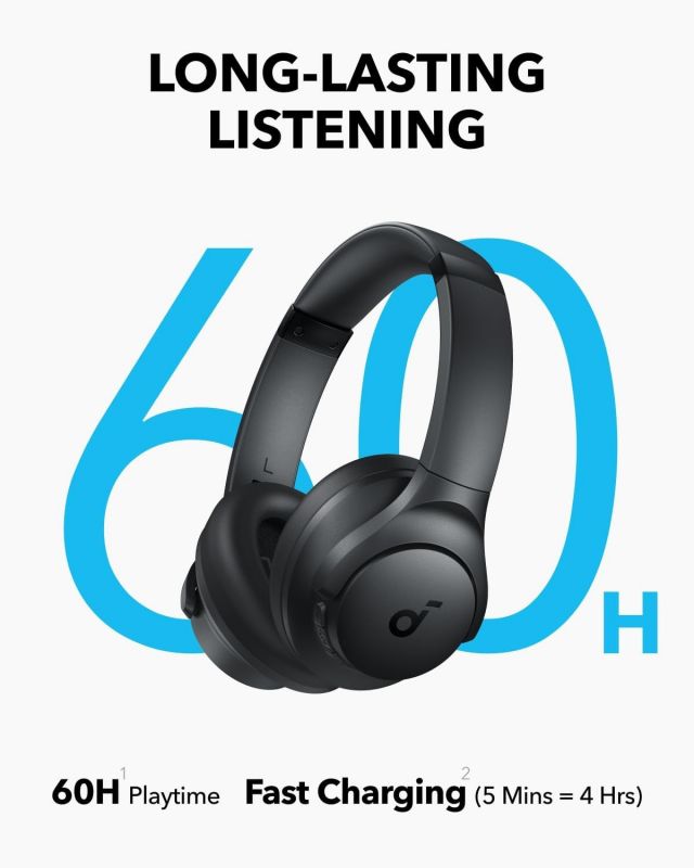 Bluetooth-гарнітура Anker SoundCore Q11i Grey (A3005GA1)