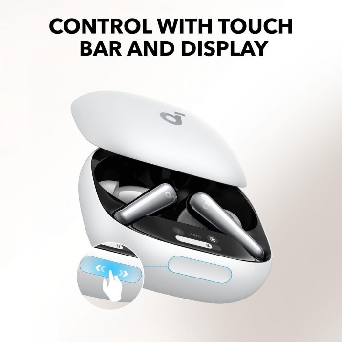 Bluetooth-гарнітура Anker SoundСore Liberty 4 Pro ANC White Matte (A3954G21)